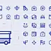 Chicago Lights — Iconography icon iconography illustration vector brand clean design