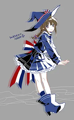大海原与大海原 大海原と大海原 海底囚人 P站 pixiv 动漫° 原创³ 同人² 插画 少女 头像 封面 二次元 手绘