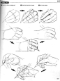 Hand poses - how to draw - Graphic Sha’s “How to Draw Manga: Drawing Yaoi” - Holding a pen - (4/6)