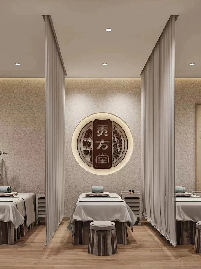 中医调理馆装修设计效果图｜现代医疗空间！_8_浙江国富装饰医院空间设计_来自小红书网页版-花瓣网