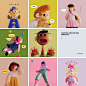avatar c4d cartoon image Character dynamics characters Clothing collocation Mascot Maxon Cinema 4d Octane Render role