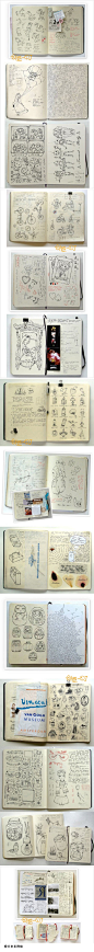 【每个设计师都该有的创意笔记本】各种手绘，各种可爱