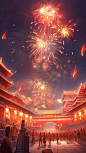 aidot23001_beautiful_fireworks_a_Tiananmen_Square_in_the_distan_f04f1e1b-bff2-4b38-afe9-fd72f7f4ba2a