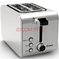 东菱（Donlim）多士炉 全不锈钢烤面包片机 家用早餐机 DL-8117C（不锈钢色）