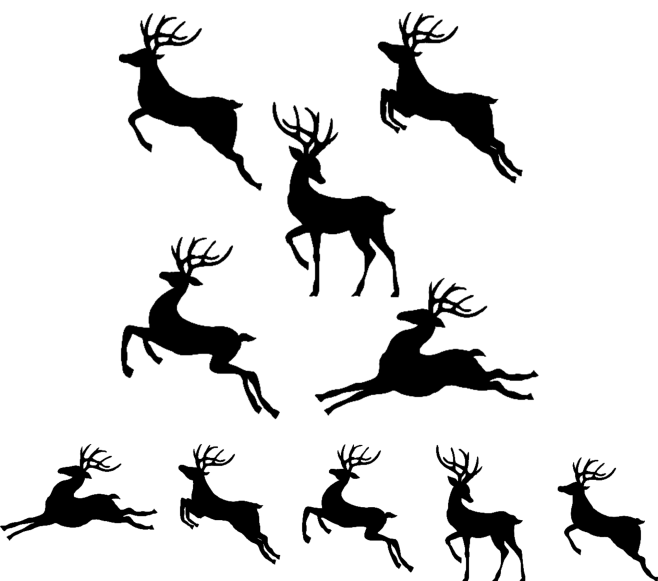 圣诞麋鹿素材png