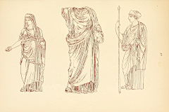 Dansvotrecoeur采集到古希腊女性服装版画