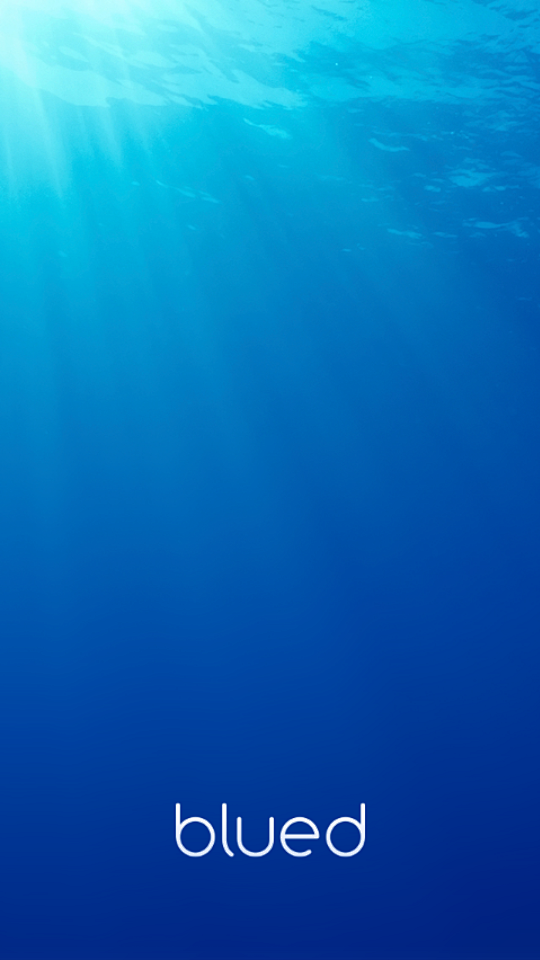 blued的启动页界面截图