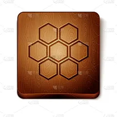 分离着色,六边形,褐色,白色背景,图标,商务,食品,壁纸,蜂蜜,蜜蜂