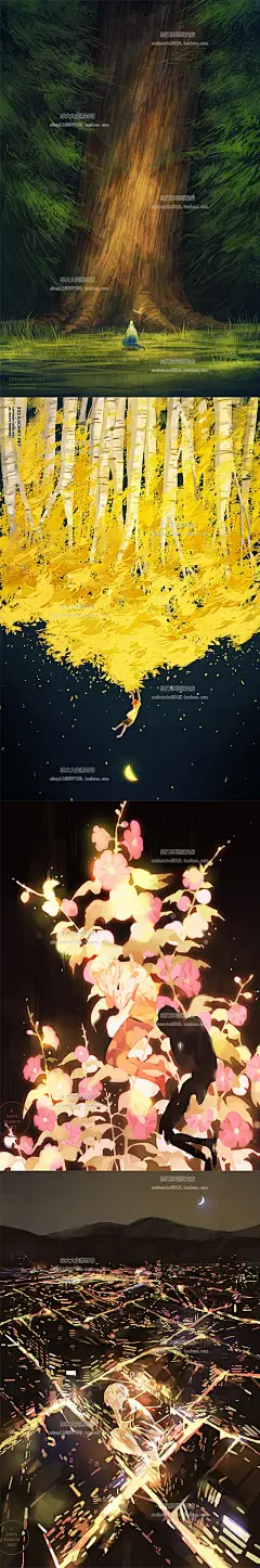 995张光影插画师CG插画图片素材唯美Lomo寂寞微博微信配图-淘宝网