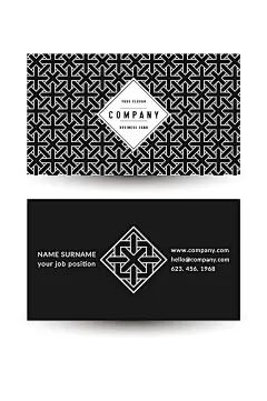 个性简约时尚创意名片设计模板