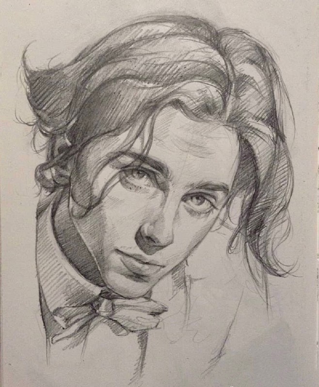 素描人物系列