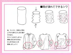 手绘动漫 衣服褶皱画法教程 
#绘画素材# #手绘教程# #绘画教程# #手绘# #遇见艺术# #绘画# #简笔画# ​​​​