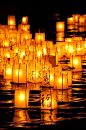 Japanese lantern lighting ceremony