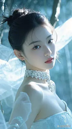 高清唯美手机壁纸：眉目清秀，貌若...@静静幽香的动态