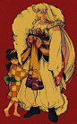 #我是动画人# 画风好复古啊~来自日本画师ᴘɪᴋᴜʀᴜsᴜ（Twi:_pikurusu00）,主页：pikurusu00.tumblr.com ​​​​