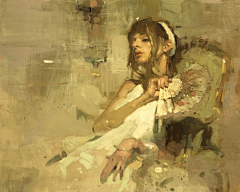 Wxm111采集到Jeremy Mann 冷调油画 ​​​​