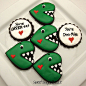 Dinosaur Heart Cookies