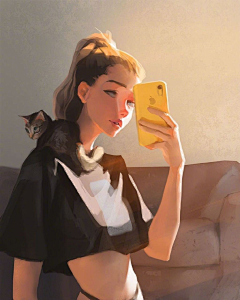 小螺蛳S采集到画师Sam Yang