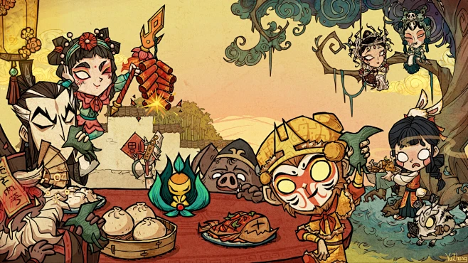 神话书说系列插图Myth Words Illustration-花瓣网