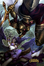 League of Legends rivalries by Riot Artist Alvin Lee