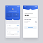 Stores POS App Concept | Day 351/365 - Project365 montserrat blue wallet buying selling retail ecommerce stores pos point of sale ios mobile-app mobile app project365 design-challenge daily-ui minimal minimal-monday