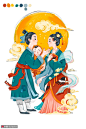 七巧节鹊桥喜鹊中国风传统节日七夕情人节素材14 节日促销 情人节海报