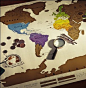 ReceSky Scratch Map刮刮卡世界地图 旅行地图记录售茶言道 玉 瓷