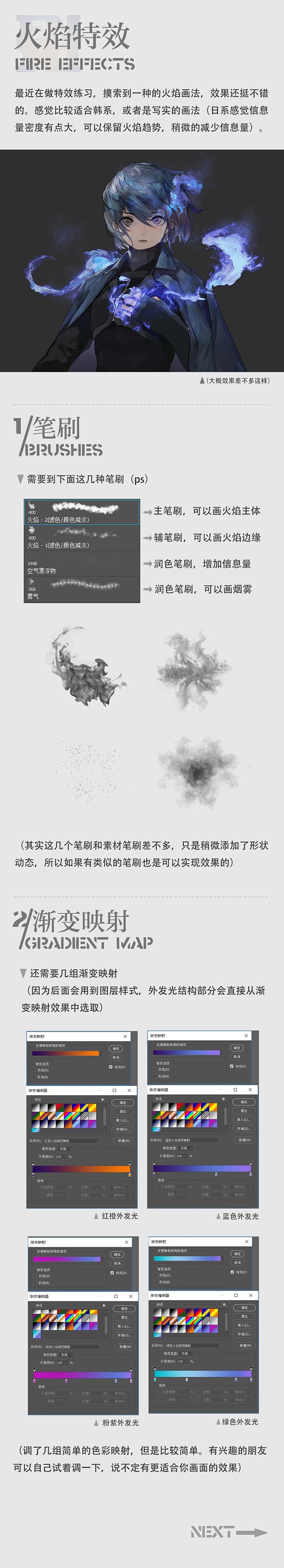 如何绘制和应用火焰特效1
