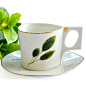 #新品推荐# 特价促销陶瓷杯茶杯套装 上等瓷质清雅欧式茶具咖啡杯超值热卖 震撼上架，仅售： 26 元