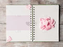 贺卡,空白的,粉色,动物心脏,蜡笔画,紫色,活页夹,留白,水平画幅,消息