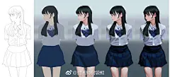 韩国插画师 이원빈（wonbin lee）唯美人物插画设计作品