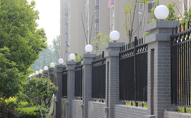 圆球形围墙灯户外柱头灯门柱灯庭院灯墙头灯大门灯柱子灯防水家用淘宝