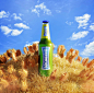 3D ads blender green lighting PS SKY soda wheat yallow