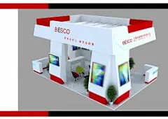 贝斯克五金材料展览展台展示