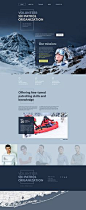 Ski Patrol Organization #website #template. #themes #business #responsive #websitethemes