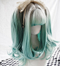 Gray gradient wig set  KF8412