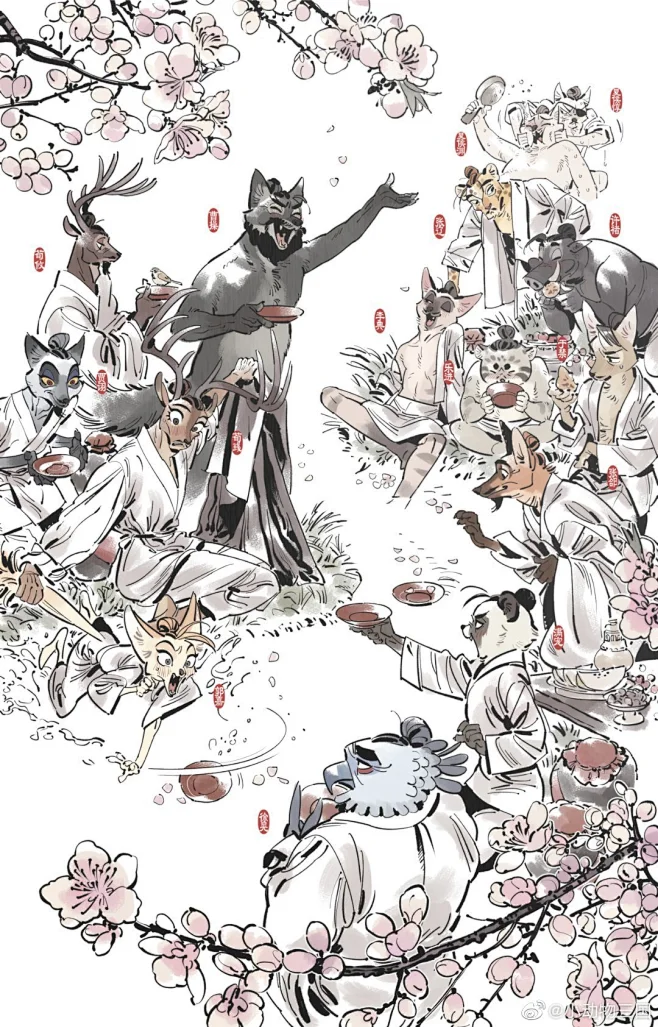 @鱼周的小动物三国屯放处 的个人主页 - 微博图片_创意手法图片素材-花瓣网