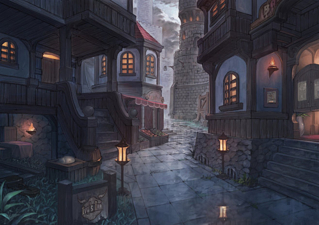 优秀cg场景欣赏@CCI中国动漫插画