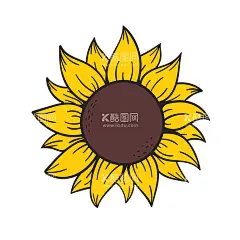 卡通向日葵  - 源文件下载【酷图网】向日葵,向日葵海报,可爱,宣传,向日葵素材,图片,包装,卡通向日葵,插画,插图,素材,元素,矢量,卡通,手绘向日葵,手绘,向日葵标志,logo,简约,图案,图标,向日葵插画,儿童绘本,矢量向日葵,促销,时尚,清新,小清新,花朵,春天素材,春天,太阳花,夏天,金色,黄色,花卉,背景,葵花,葵,线稿,