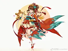 分享少女将军一枚·邓婵玉-日式风格宣传图 ​​​​