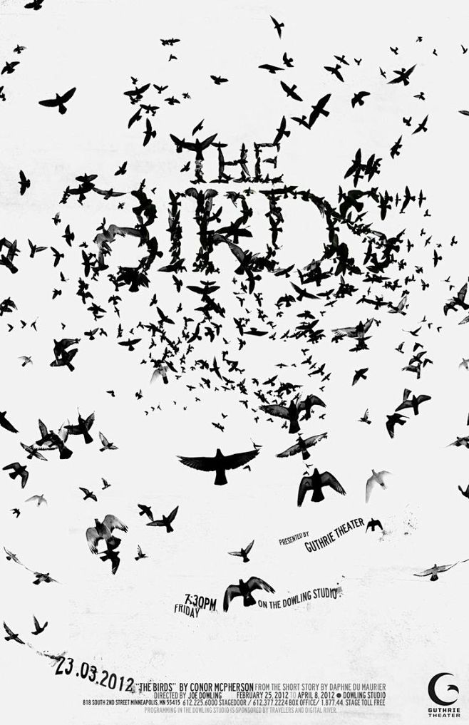 The Birds movie post...