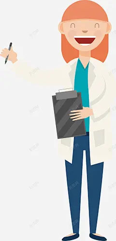 手绘卡通医疗人物女护士 手拿病历 插图 男医生 角色 元素 免抠png 设计图片 免费下载 页面网页 平面电商 创意素材