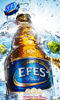 EFES Steine Bottle Splash