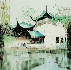 兴趣怡然采集到艺术 彩墨