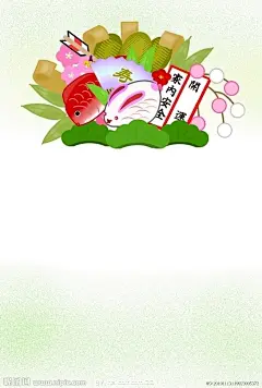 2011年兔年贺卡大图 点击还原