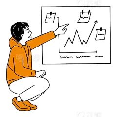 business ceo analyzing business growth graph