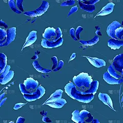 民俗花卉背景
