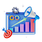 Seo Analysis 3D Illustration