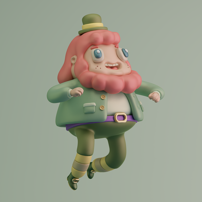 三维人物角色设计 #3D人物# #3D角...