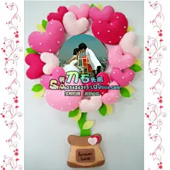 不织布手工材料包★DIY桃心/爱心相框/墙挂/门挂J502-淘宝网